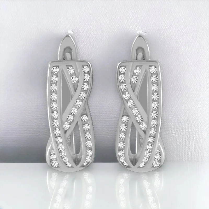 Women’s chunky earrings-Sterling Silver Clip On Earrings For Women & Girls