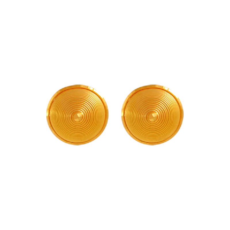 Women’s gold-plated hoop earrings-22KT Yellow Gold Jhumki Earrings For Women