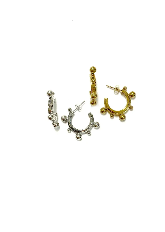 Women’s gold drop earrings-Adlon