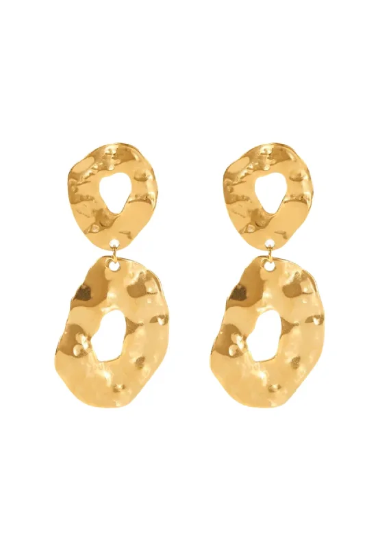 Women’s double hoop earrings-Hillis