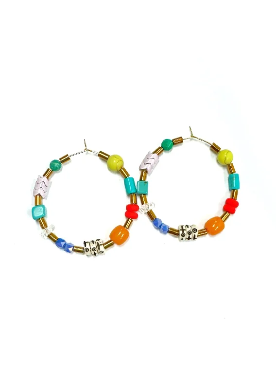 Women’s infinity hoop earrings-Trip