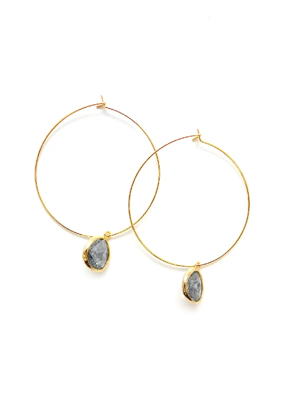 Women’s creative earrings-Annie Hoops