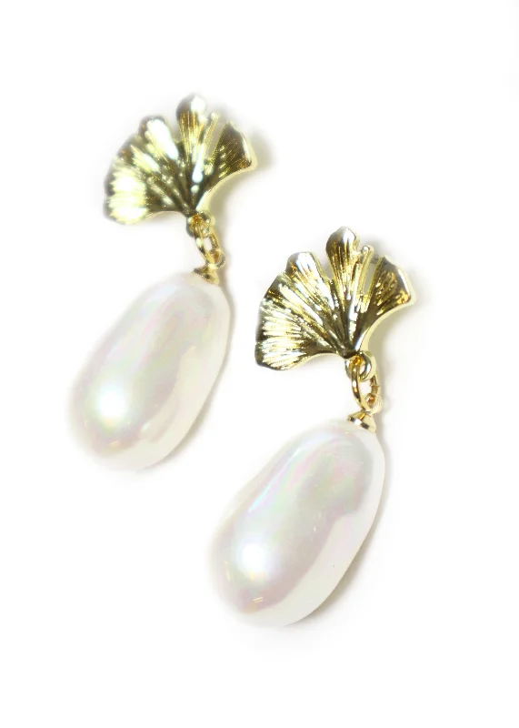 Women’s oval drop earrings-Hollie