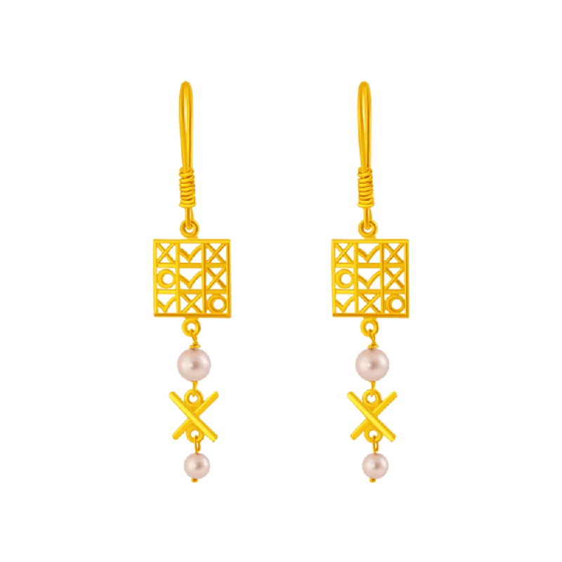 Women’s platinum earrings-14KT (585) Yellow Gold Clip-on Earrings For Women