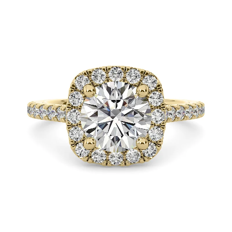 Women’s oval diamond engagement rings-Diamond Engagement Ring