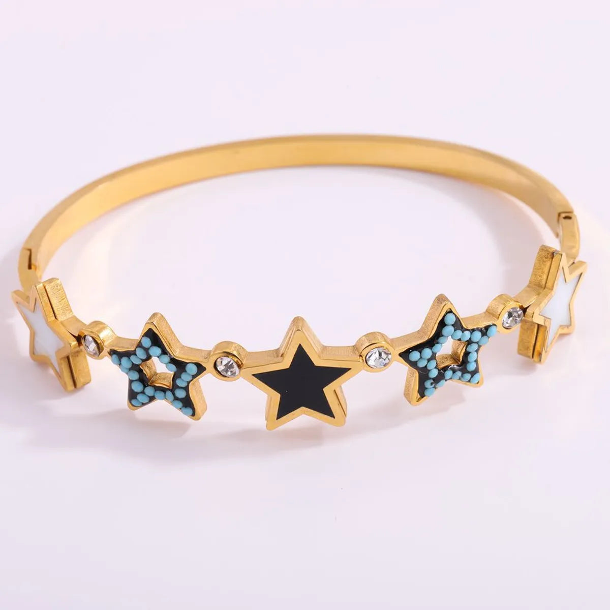 Five-Pointed Star Horseshoe Bracelet