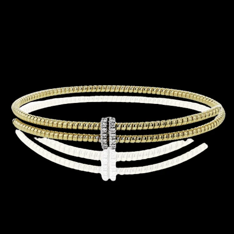 Women’s minimalist charm bracelets-LB2452-Y BANGLE