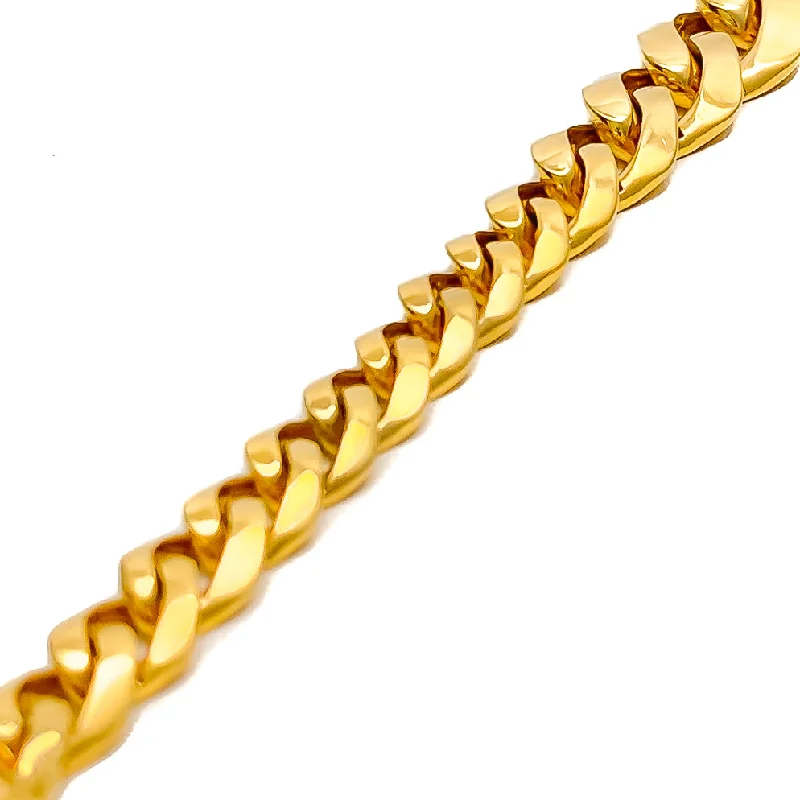 Women’s elastic bracelets-Iconic Beautiful 22k Gold Men's Bracelet