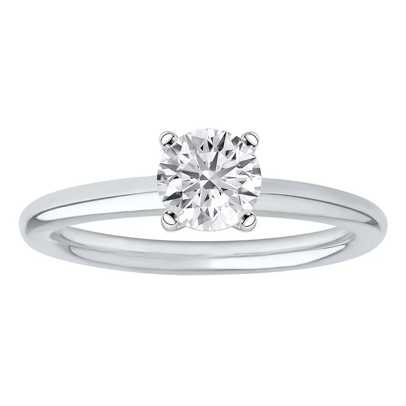 Women’s radiant cut engagement rings-1/2ct Certified Lab Grown Diamond Solitaire Engagement Ring