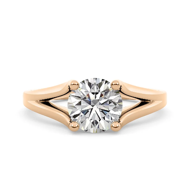 Women’s split shank engagement rings-Diamond Engagement Ring