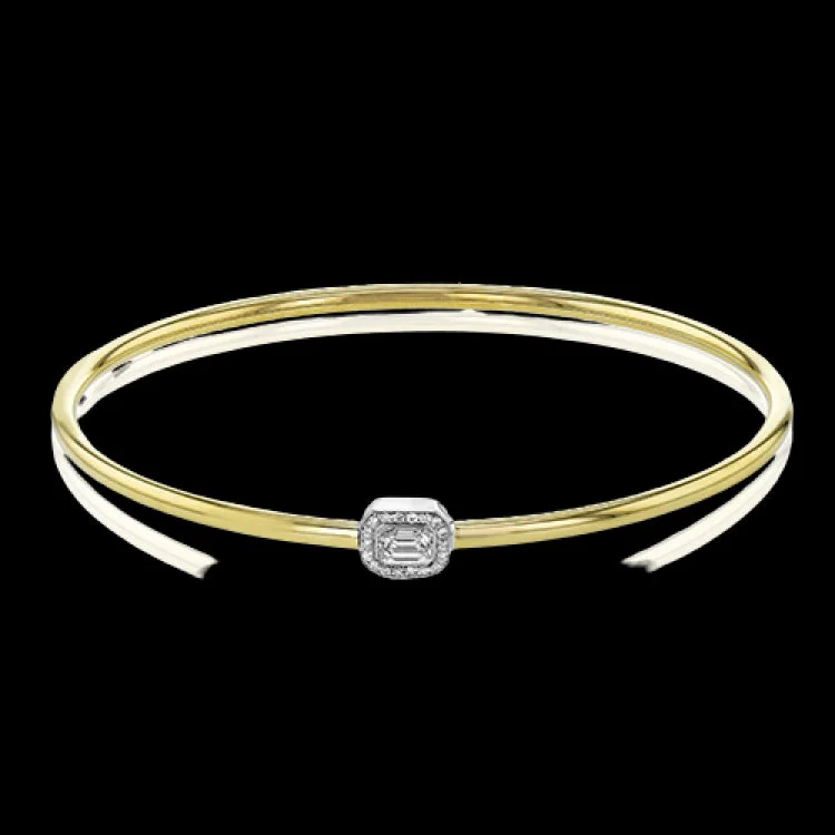 Women’s silver stackable bangles-LB2430 BANGLE