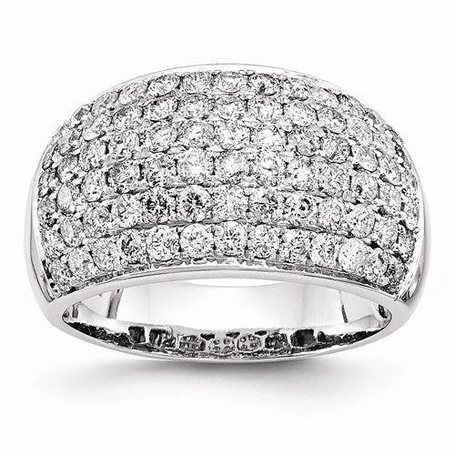 Women’s multi-stone engagement rings-14k White Gold Fancy Diamond Ring