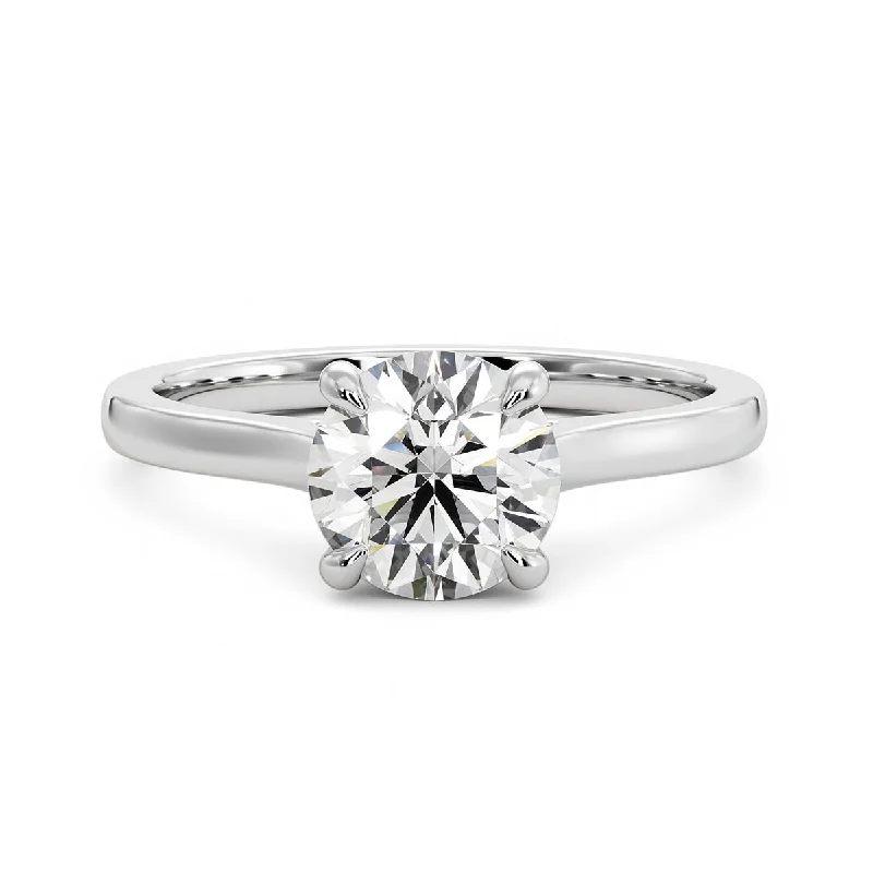 Women’s handcrafted engagement rings-Diamond Engagement Ring