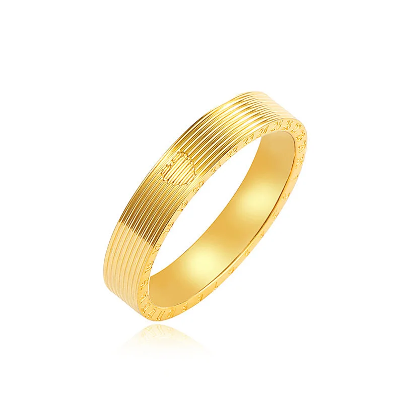 Gold Clock Ring