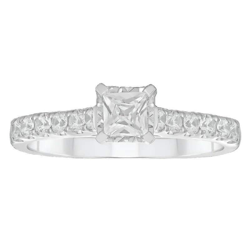 Women’s diamond ring engagement set-3/4ctw Diamond Promise Forever Engagement Ring