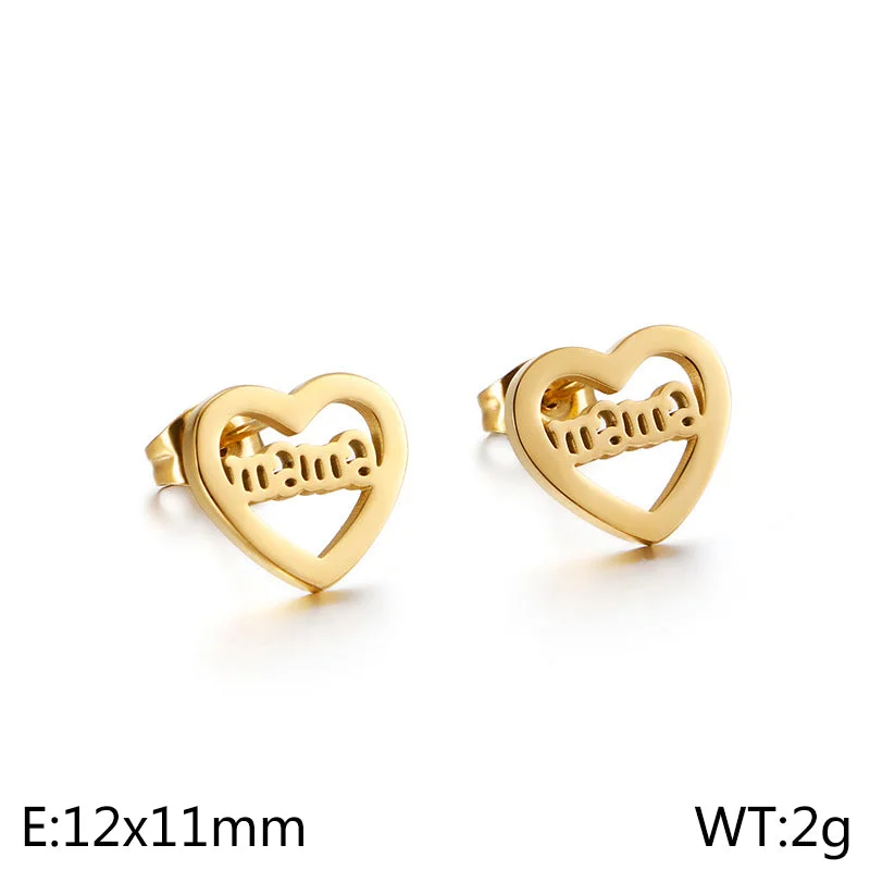 Gold Earrings Ke86558-K