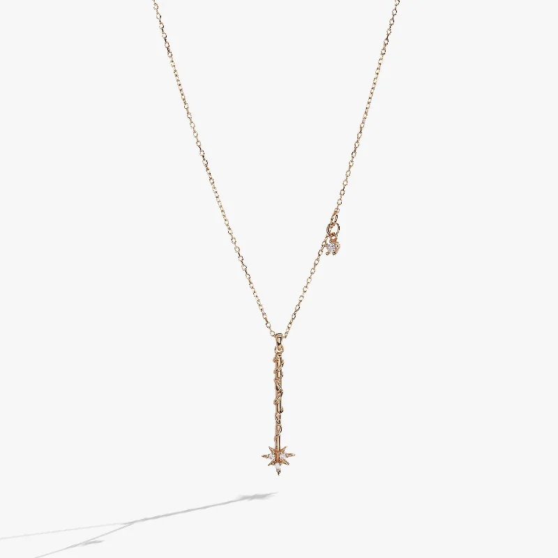 Women’s romantic necklaces-Harry Potter™ Hermione Wand Necklace