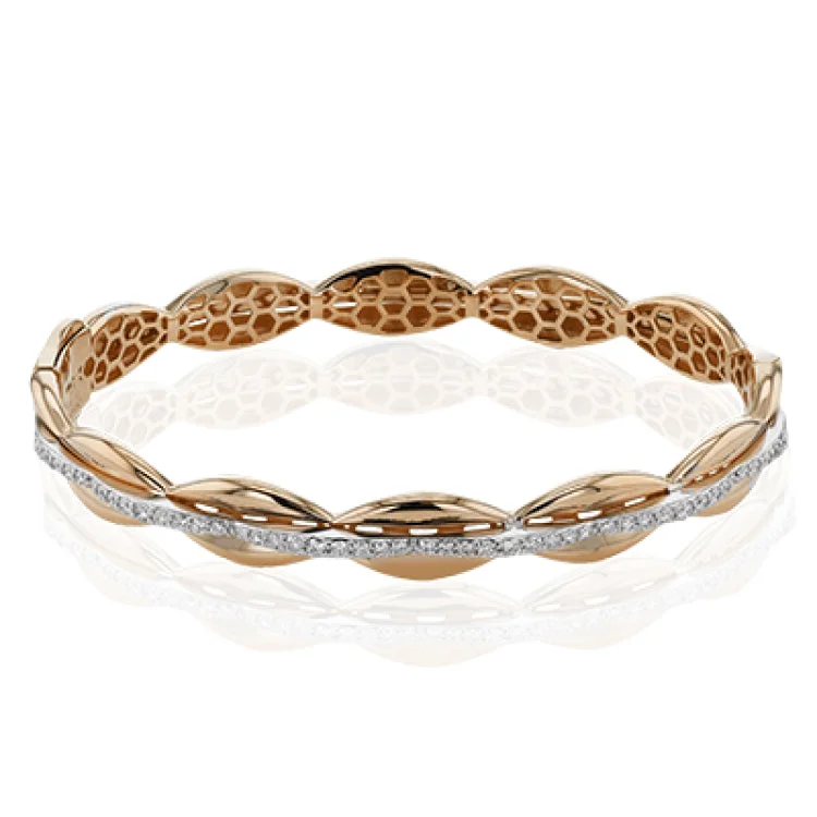 Women’s silver stackable bangles-LB2456 BANGLE