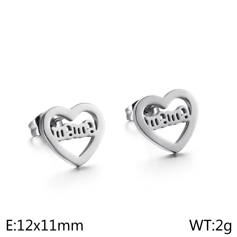 Steel Earrings Ke86557-K