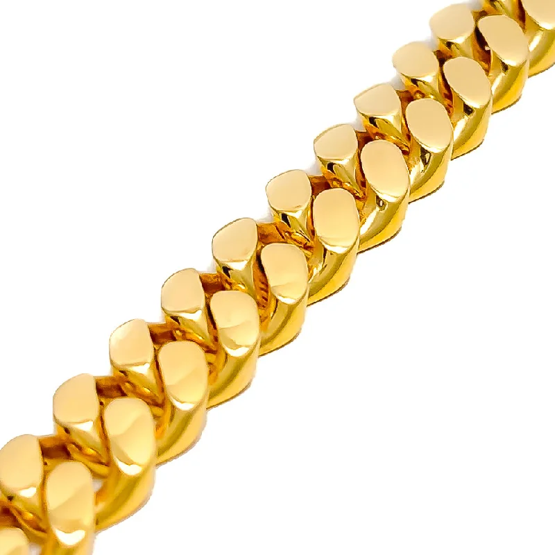 Women’s romantic bangles-Stunning 22k Gold Men's Bracelet