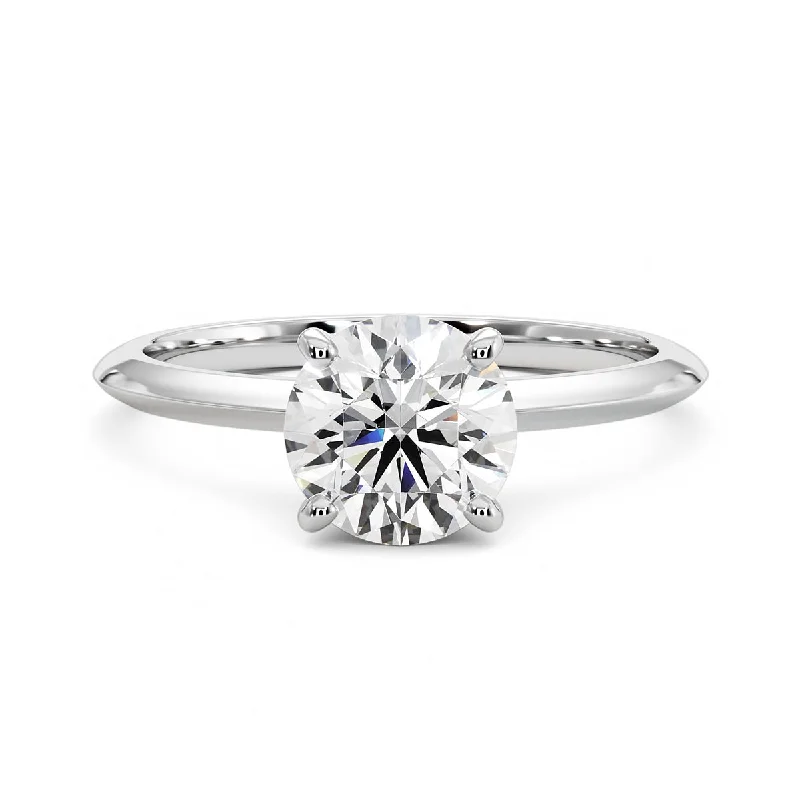 Women’s sapphire engagement rings-Diamond Engagement Ring