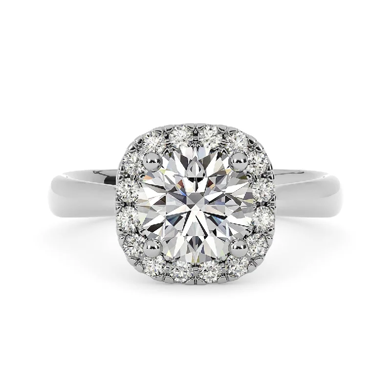 Women’s two-tone engagement rings-Diamond Engagement Ring