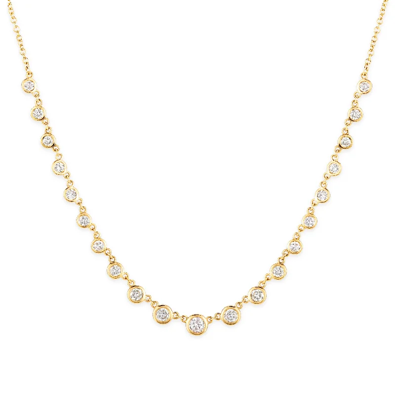 Women’s diamond pendants-Bezel Starstruck Necklace