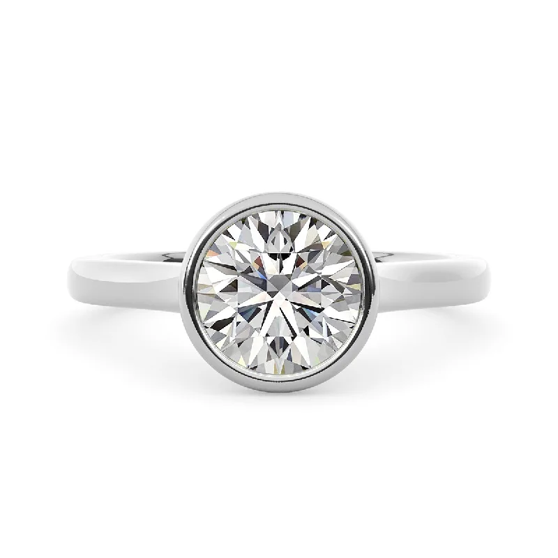 Women’s minimalist diamond engagement rings-Diamond Engagement Ring