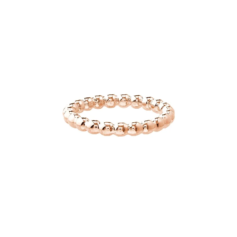 Women’s minimalist rings-Marquee Jewels 14K Solid Rose Gold Bead Ring