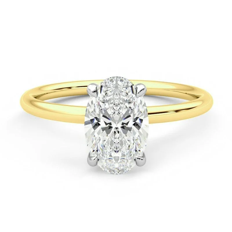 Women’s engagement rings with morganite-1ct Certified Lab Grown Diamond Solitaire Engagement Ring