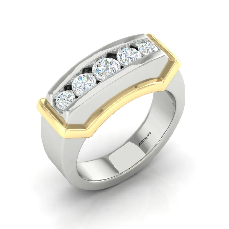 Women’s platinum engagement rings-Men's 1.20ctw Diamond Ring