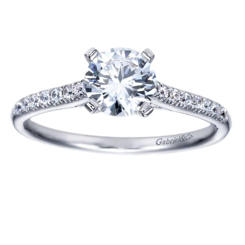 Women’s pear shaped engagement rings-Diamond Engagement Ring