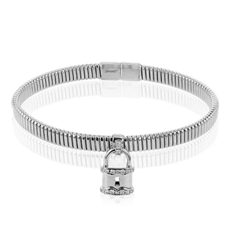 Women’s sterling silver bangles-LB2428-Y BANGLE