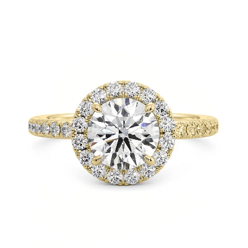 Women’s vintage diamond engagement rings-Diamond Engagement Ring