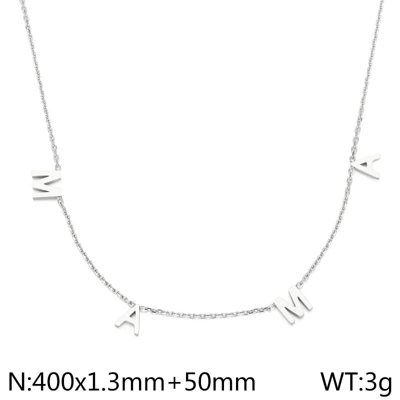 Steel Necklace Kn235390-K