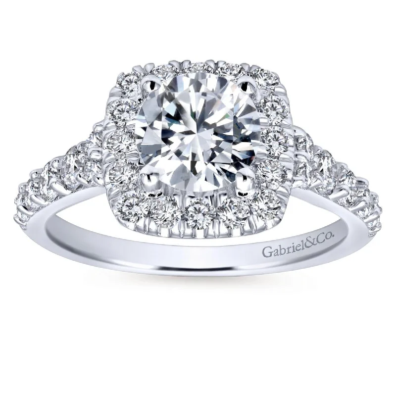 Women’s modern engagement rings-Diamond Engagement Ring