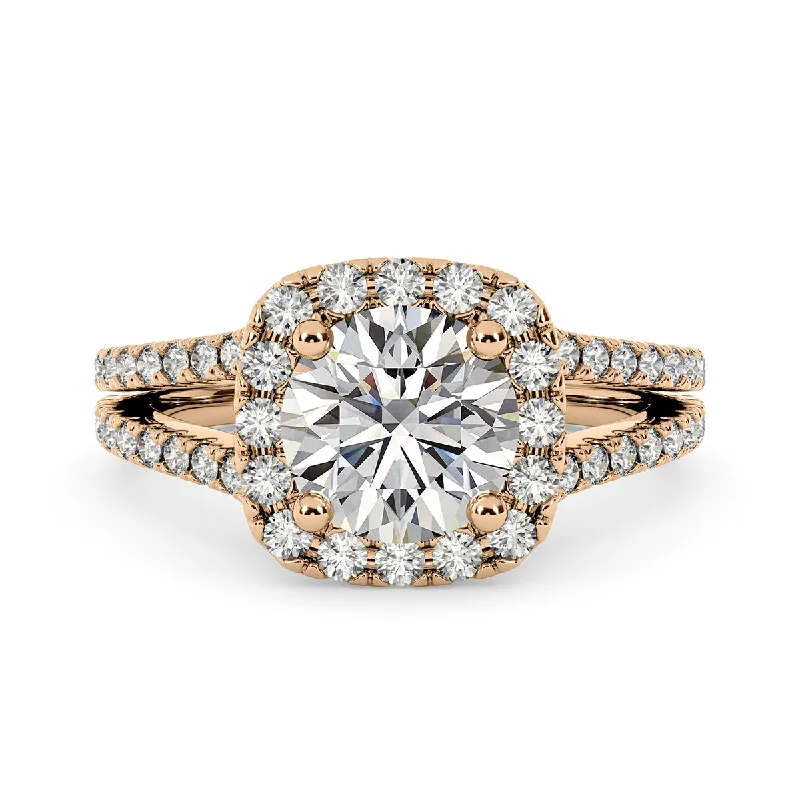 Women’s affordable engagement rings under $1000-Diamond Engagement Ring