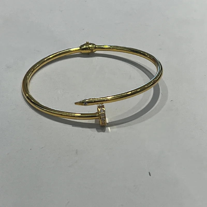 Women’s chic bracelets-Nail Bangle Bracelet - Sima