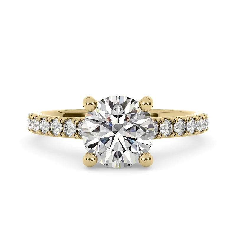 Women’s designer engagement rings-Diamond Engagement Ring