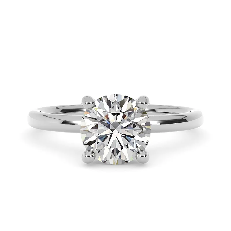 Women’s vintage halo engagement rings-Diamond Engagement Ring