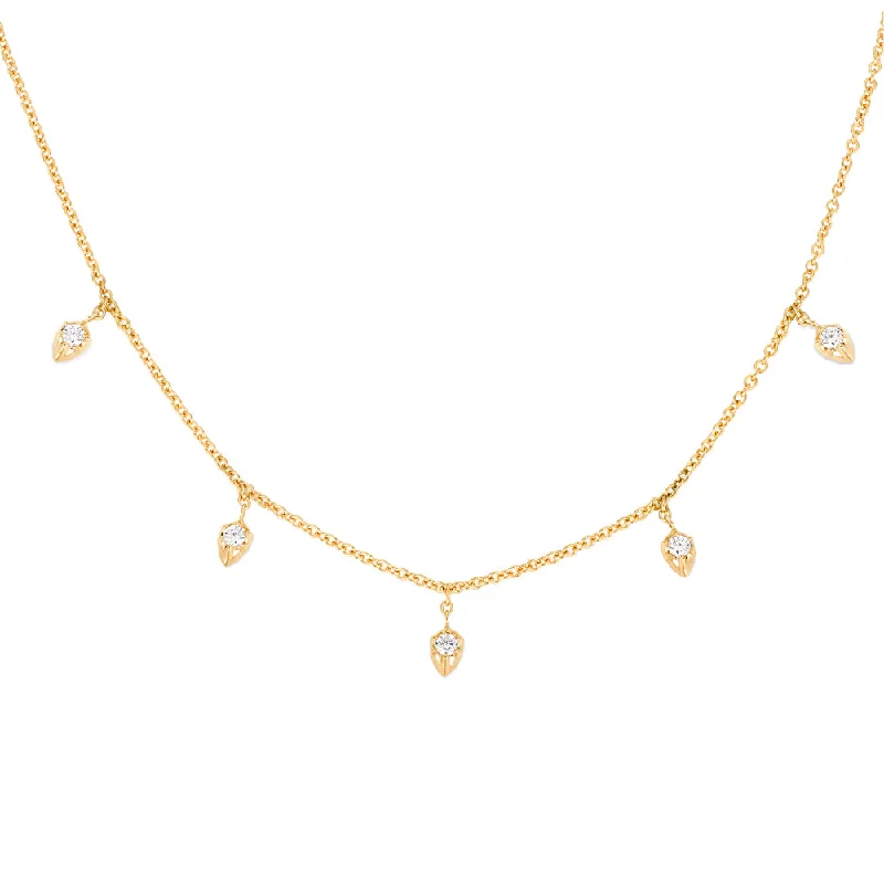 Women’s fine gold necklaces-Lily Choker