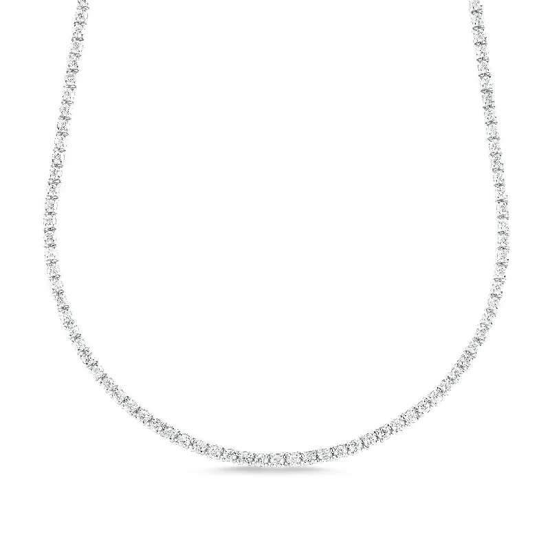 Women’s crystal necklaces-5.25ct Tennis Necklace