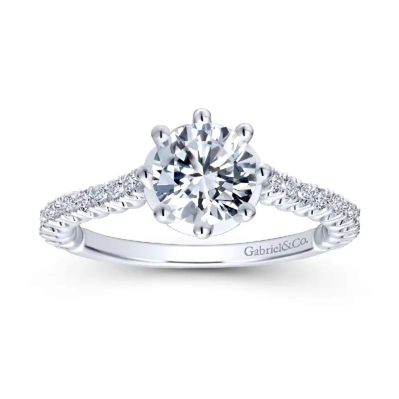 Women’s cushion cut engagement rings-Diamond Engagement Ring