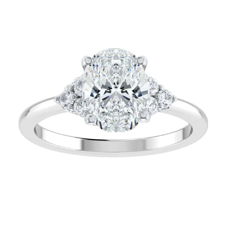 Women’s cushion cut diamond engagement rings-1.40ctw Certified Lab Grown Diamond Engagement Ring