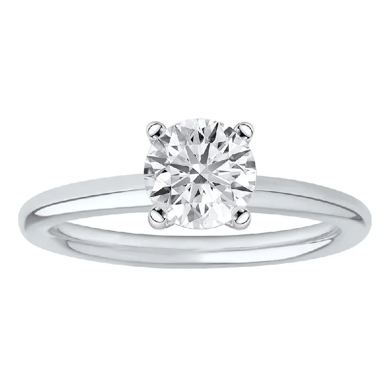 Women’s vintage engagement rings-1ct Certified Lab Grown Diamond Solitaire Engagement Ring