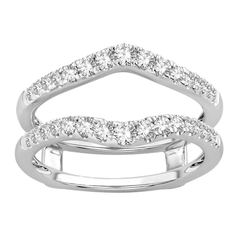 Women’s black diamond engagement rings-1/2ctw Diamond Ring Guard