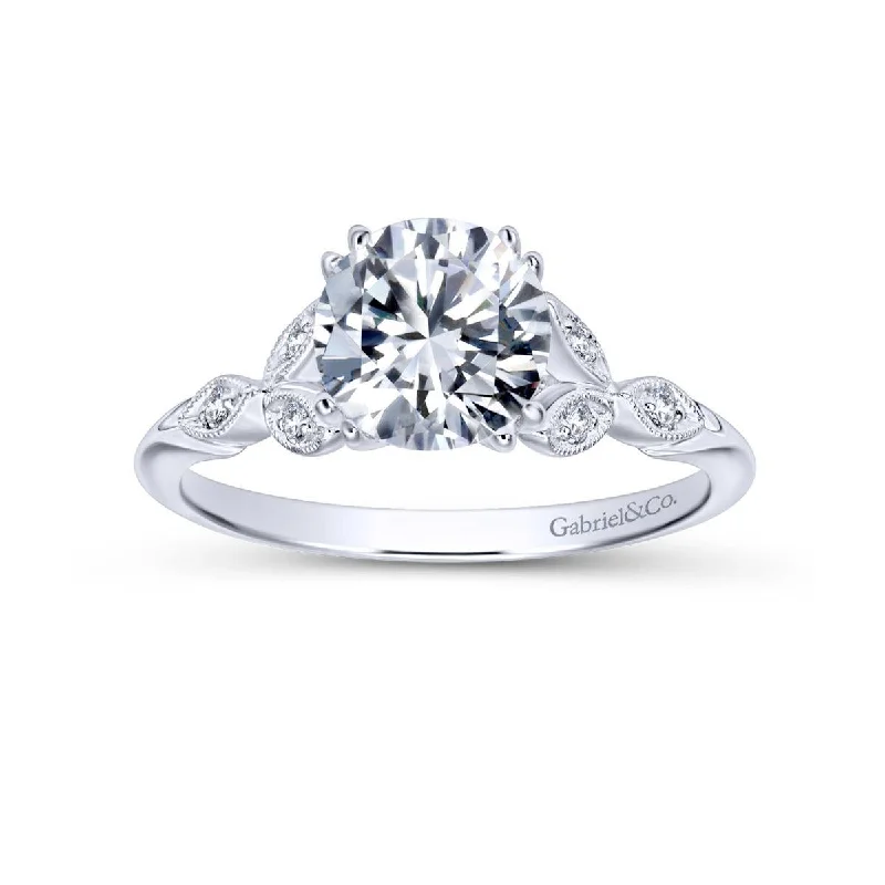 Women’s antique engagement rings-Diamond Engagement Ring