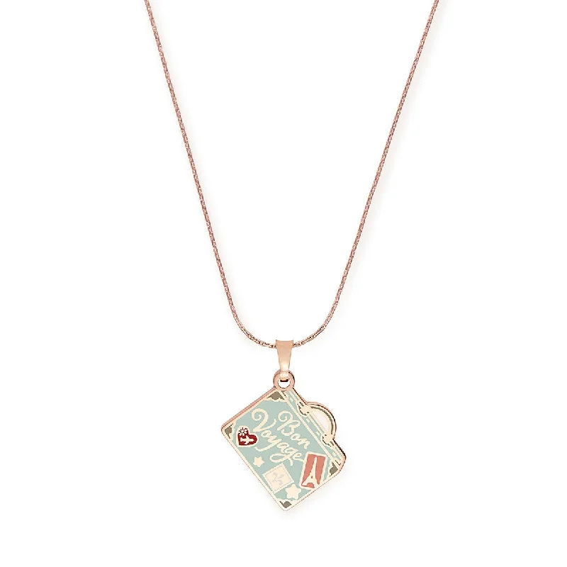 Women’s fashion chain necklaces-'Bon Voyage' Charm Necklace