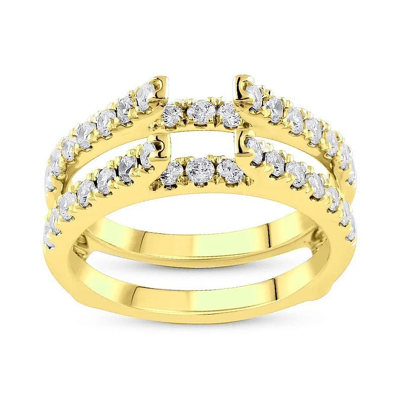 Women’s wedding ring sets-1/2ctw Diamond Ring Guard