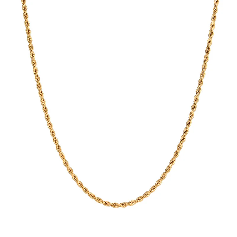 2mm Twist Chain Necklace 40 5cm